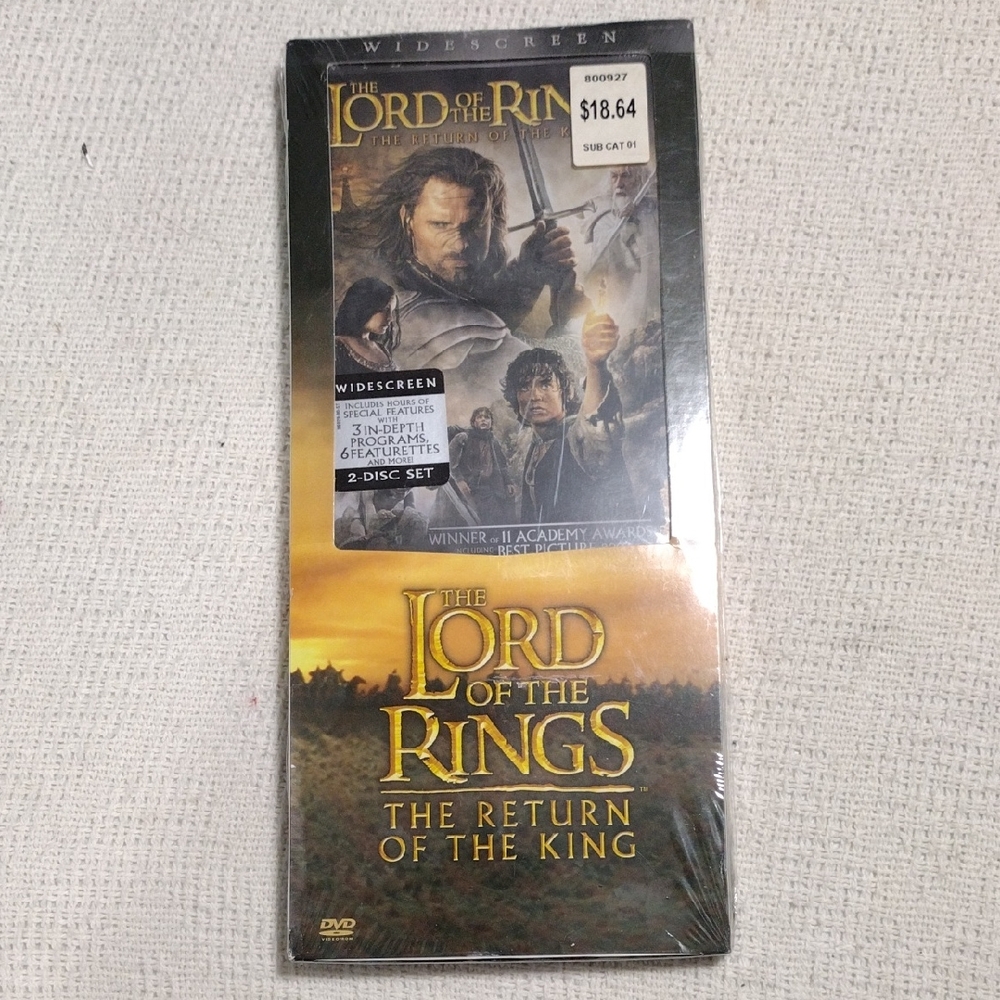 New The Lord of the Rings: The Return of the King DVD Set Long Box SEALED